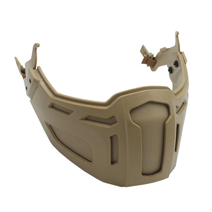 Tactical Helmet Half Face Mask Outdoor Tactics Folding