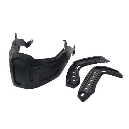 Tactical Helmet Half Face Mask Outdoor Tactics Folding